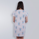Blue Striped Maternity A-Line Dress